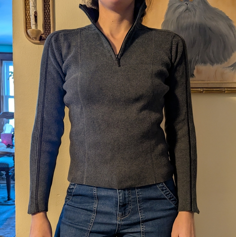 Vintage Tommy Hilfiger knit quarter zip sweater